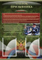 Стенд "Уголок призывника" - fgospostavki.ru - Чита