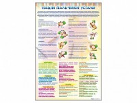 Стенд "Наши пальчики устали" (зарядка) - fgospostavki.ru - Чита