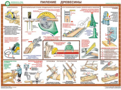 Комплект плакатов "Безопасность труда при деревообработке" - fgospostavki.ru - Чита