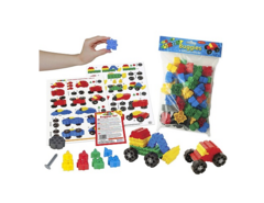 Конструктор «Транспортные средства» 64 детали - fgospostavki.ru - Чита