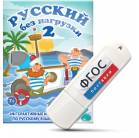Игры по русскому языку для начальной школы "Русский без нагрузки 2" на USB - носителе - fgospostavki.ru - Чита