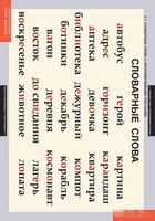 Комплект таблиц. Русский язык. Словарные слова. - fgospostavki.ru - Чита