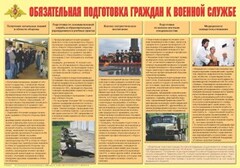 Плакат "Обязательная подготовка граждан к военной службе" - fgospostavki.ru - Чита
