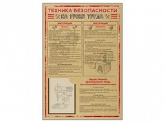 Стенд-уголок "Техника безопасности на уроках труда" - fgospostavki.ru - Чита