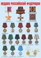 Комплект плакатов "Ордена и медали Российской Федерации" - fgospostavki.ru - Чита