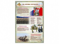 Стенд "На службе Отечеству" Вариант 1 - fgospostavki.ru - Чита