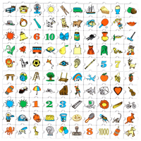 Обучающий конструктор «Мои первые слова» 100 картинок - fgospostavki.ru - Чита