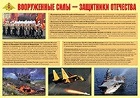 Плакат "Вооруженные Силы – защитники Отечества" - fgospostavki.ru - Чита