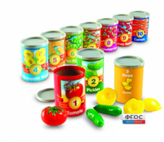 Набор для счета от 1 до 10 "Консервы" - fgospostavki.ru - Чита