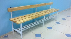 Скамья для раздевалок со спинкой (2,5 метра) - fgospostavki.ru - Чита