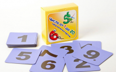 Набор магнитных карточек "Числа от 1 до 20" (фон фиолетовый) - fgospostavki.ru - Чита