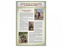 Стенд "Мероприятия обязательной подготовки граждан к военной службе" - fgospostavki.ru - Чита
