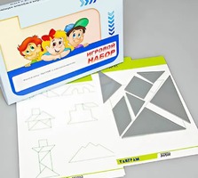 Игровой набор "Танграм" (с комплектом карточек) - fgospostavki.ru - Чита