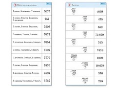 Комплект карточек (10) "Обучающий калейдоскоп. Сложение и вычитание в столбик" - fgospostavki.ru - Чита