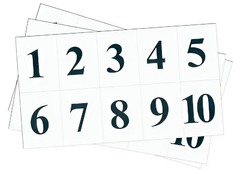 Набор цифр от 1 до 10 (для начальной школы) - fgospostavki.ru - Чита