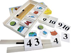 Счетная лесенка (ламинированная, с магнитным креплением) - fgospostavki.ru - Чита