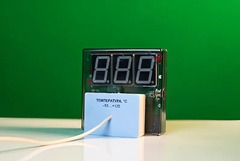 Датчик температуры с независимой индикацией (термометр демонстрационный) - fgospostavki.ru - Чита