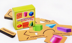 Набор магнитных карточек "Геометрические фигуры и тела" - fgospostavki.ru - Чита