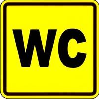 Тактильный знак (WC) 100х100 - fgospostavki.ru - Чита