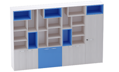 Комплект шкафов Smarty  для кабинета - fgospostavki.ru - Чита