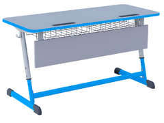 Парта NOMAD двухместная регулируемая по высоте с антивандальной кромкой - fgospostavki.ru - Чита