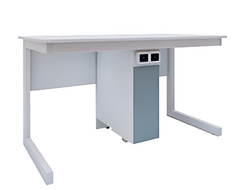 Стол ученический для кабинета физики/биологии двухместный - fgospostavki.ru - Чита