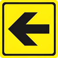 Тактильный знак (направление движения) 100х100 - fgospostavki.ru - Чита