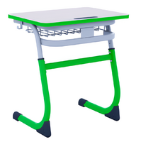 Парта SMARTY одноместная регулируемая по высоте с антивандальной кромкой - fgospostavki.ru - Чита