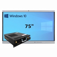 Интерактивная панель 75" (встроенный ПК, Win10) - fgospostavki.ru - Чита