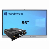 Интерактивная панель 86" (встроенный ПК Win10, Intel i5) - fgospostavki.ru - Чита