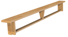 Скамейка гимнастическая (деревянные ножки) (4 м)  - fgospostavki.ru - Чита