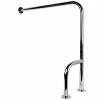 Поручень стационарный Г-образный (правая) - fgospostavki.ru - Чита