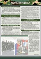 Стенд-уголок "Уголок призывника" - fgospostavki.ru - Чита