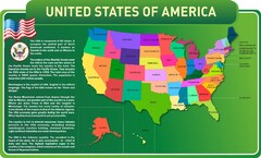 Стенд "United States Of America" - fgospostavki.ru - Чита