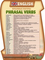 Стенд "Фразовые глаголы" - fgospostavki.ru - Чита
