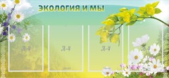 Стенд "Экология и мы" - fgospostavki.ru - Чита