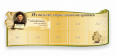 Стенд резной "Из дальних странствий возвратясь" - fgospostavki.ru - Чита