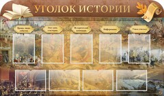 Стенд "Уголок истории" - fgospostavki.ru - Чита