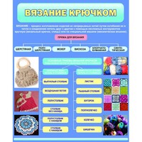 Стенд "Вязание крючком" - fgospostavki.ru - Чита