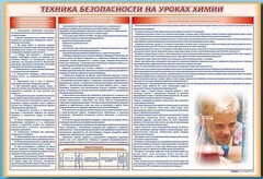 Стенд-уголок "Техника безопасности на уроках химии" - fgospostavki.ru - Чита
