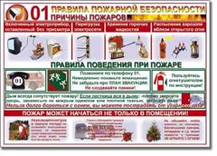 Таблица "Правила пожарной безопасности" - fgospostavki.ru - Чита