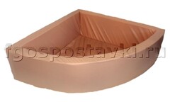 Сухой бассейн угловой полукруглый (без рисунка) - fgospostavki.ru - Чита