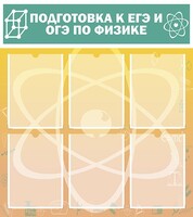 Стенд "Подготовка к ЕГЭ и ОГЭ по физике (6 карманов)" - fgospostavki.ru - Чита