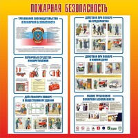 Стенд "Пожарная безопасность" Вариант 4 - fgospostavki.ru - Чита