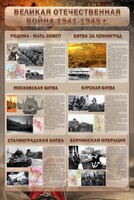 Стенд "Великая отечественная война (битвы)" - fgospostavki.ru - Чита