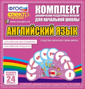 Динамические раздаточные пособия. Английский язык (веера). Английские местоимения, английские предлоги. - fgospostavki.ru - Чита