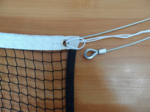 Сетка для бадминтона с тросом (1,5 миллиметра) - fgospostavki.ru - Чита