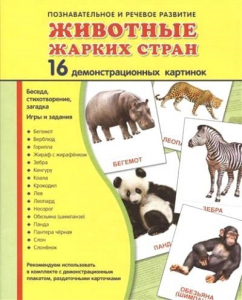 Демонстрационные карточки "Животные жарких стран" - fgospostavki.ru - Чита