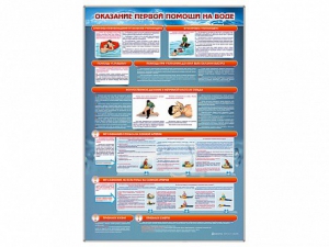 Стенд "Оказание первой помощи на воде" - fgospostavki.ru - Чита