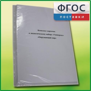 Комплект карточек к дидактическому набору «Универсал большой» «Окружающий мир» - fgospostavki.ru - Чита